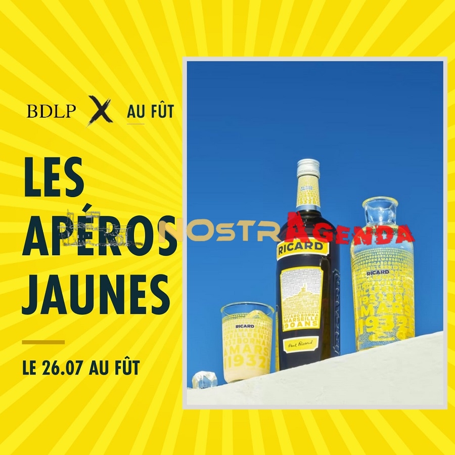 Les Apéros Jaunes BDLP AU FUT Salon agenda soirées Nostragenda Morgan