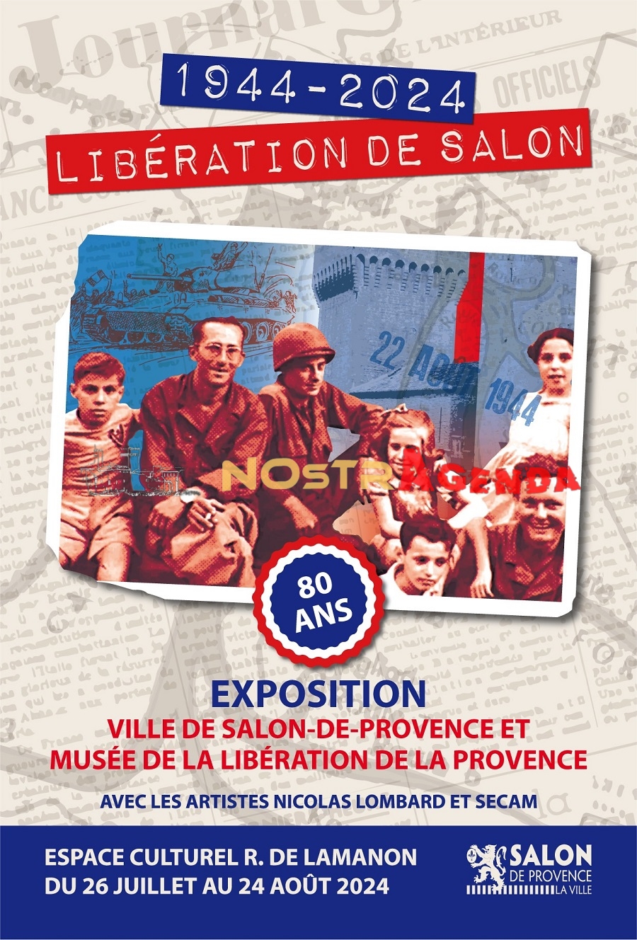 exposition liberation de Salon agenda Nostragenda Exposition : 80 ans de la Libération de Salon