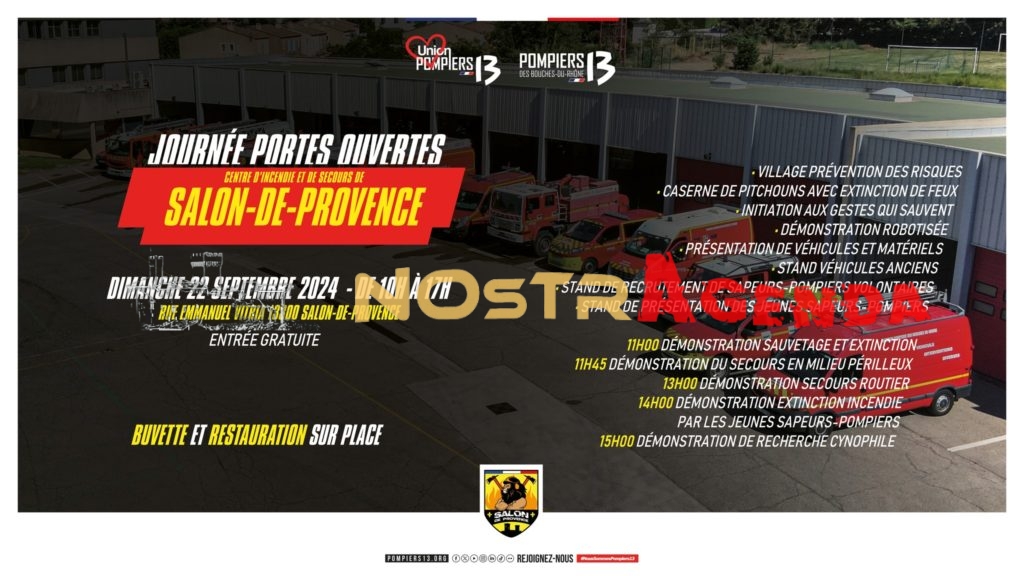 Journée portes ouvertes Sapeur pompier Salon agenda Nostragenda