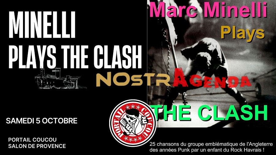 Minelli plays The Clash Portail Coucou Nostragenda agenda concert