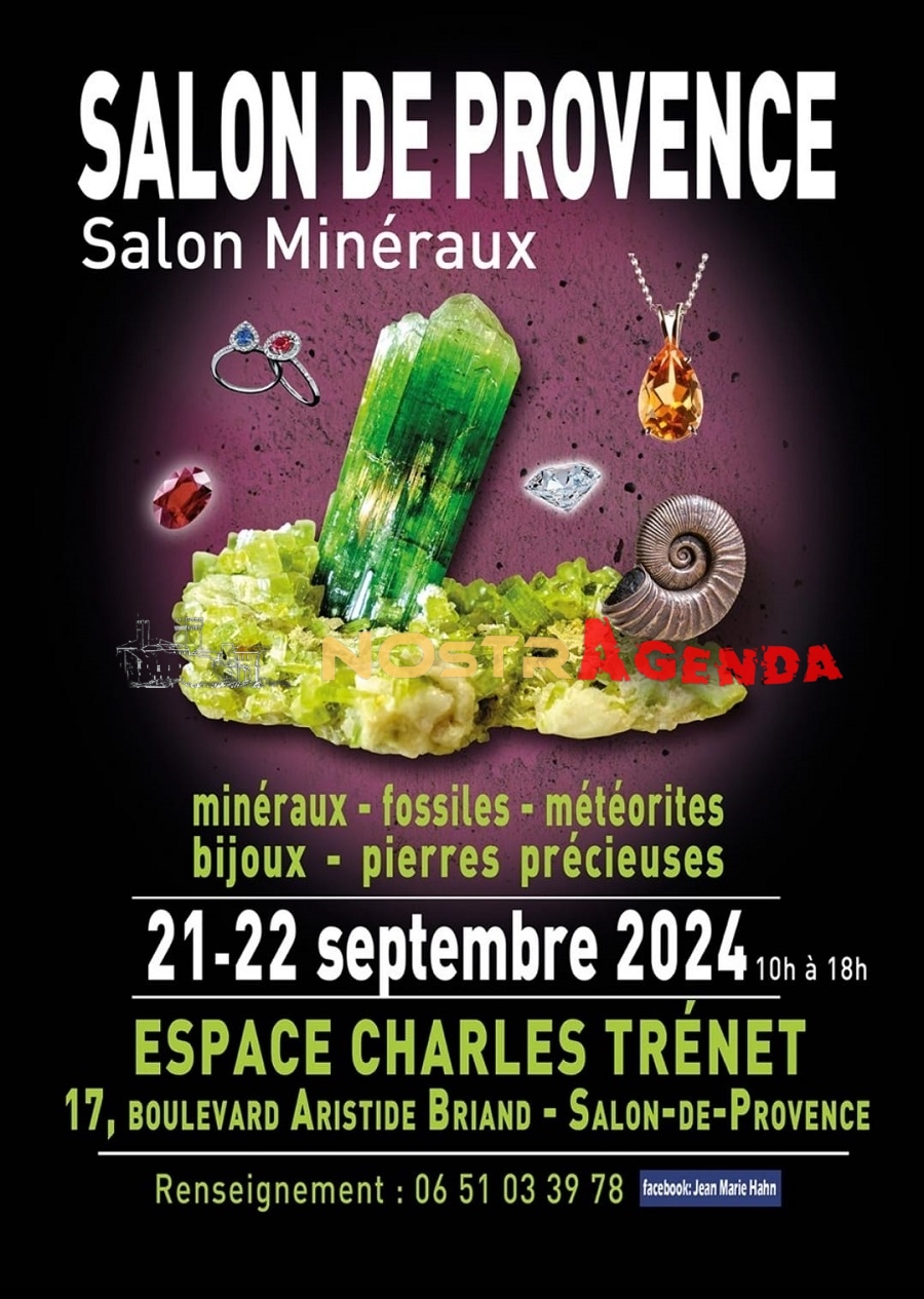 salon des mineraux Agenda Nostragenda Salon-de-Provence