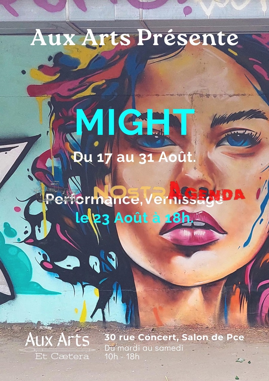 vernissage - performance street art Might aux arts et caetera collectif agenda Nostragenda Salon-de-Provence