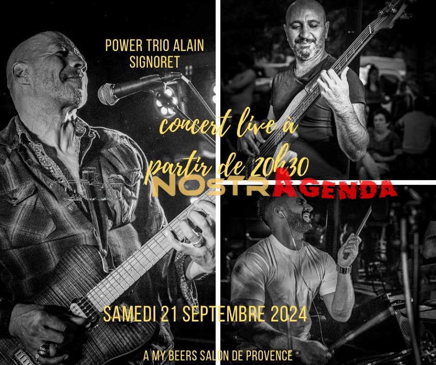 apero concert Alain Signoret trio My Beers Salon agenda Nostragenda Morgan