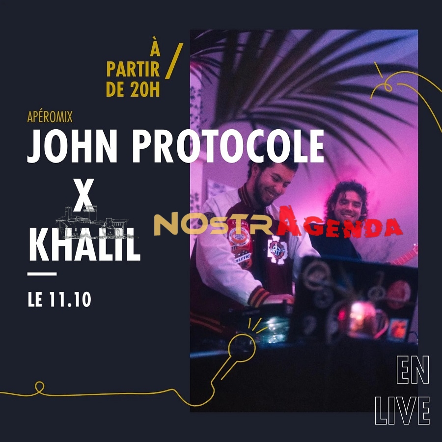Apéromix au fut john protocole & khalil Salon Morgan Nostragenda Ce soir