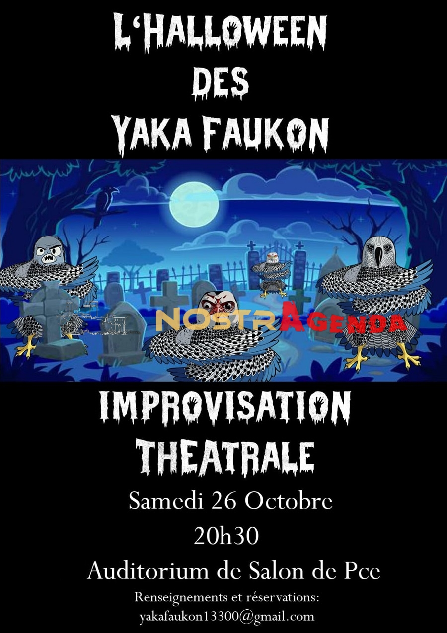 Halloween yaka faukon Salon agenda Impro Nostragenda