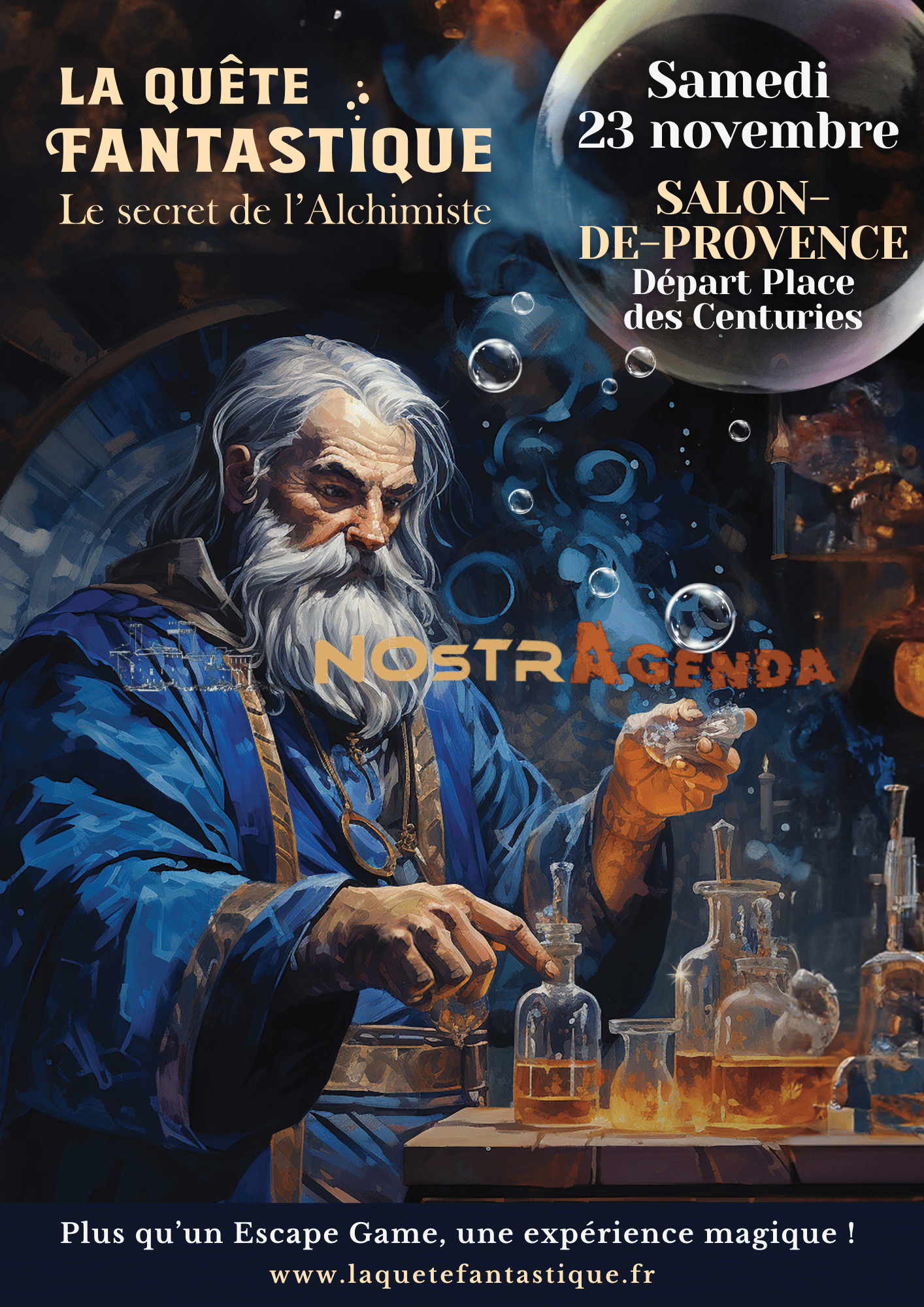 La Quête Fantastique Le secret de l'Alchimiste Salon de Provence Nostragenda