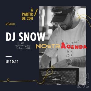 aperomix DJ Snow Au Fut Salon Soirée Nostragenda Morgan Sortir à Salon de Provence