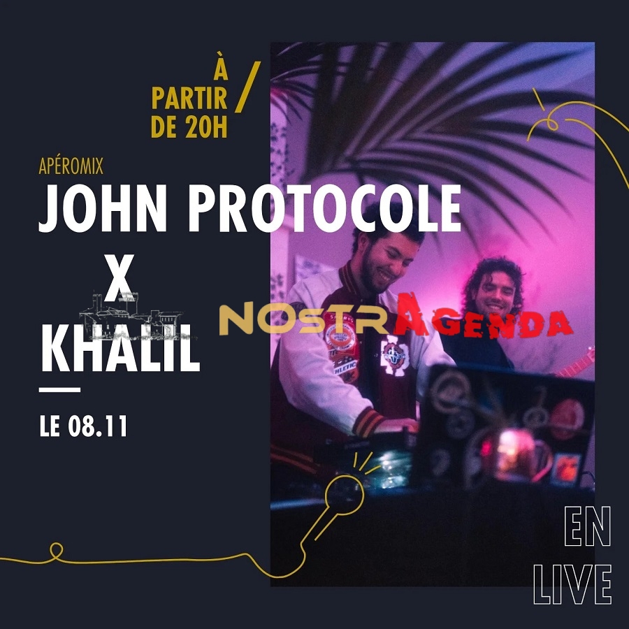 apéromix john protocole & Khalil Flairsound Au Fut Salon Nostragenda