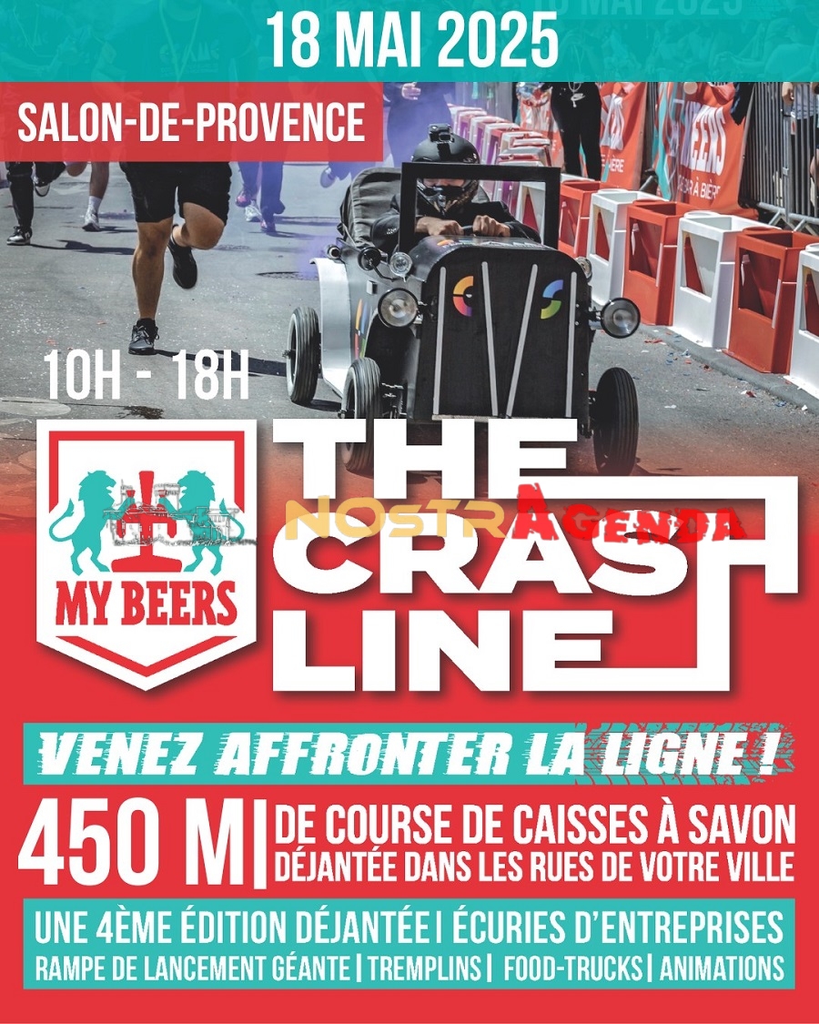 the crash line Salon-de-Provence 18 mai 2025 Nostragenda