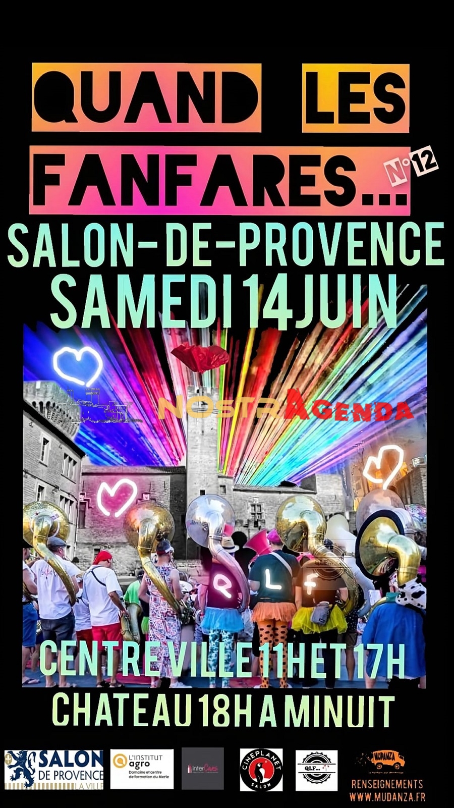 quand les fanfares 2025 agenda Salon-de-Provence Nostragenda Mudanza 2025