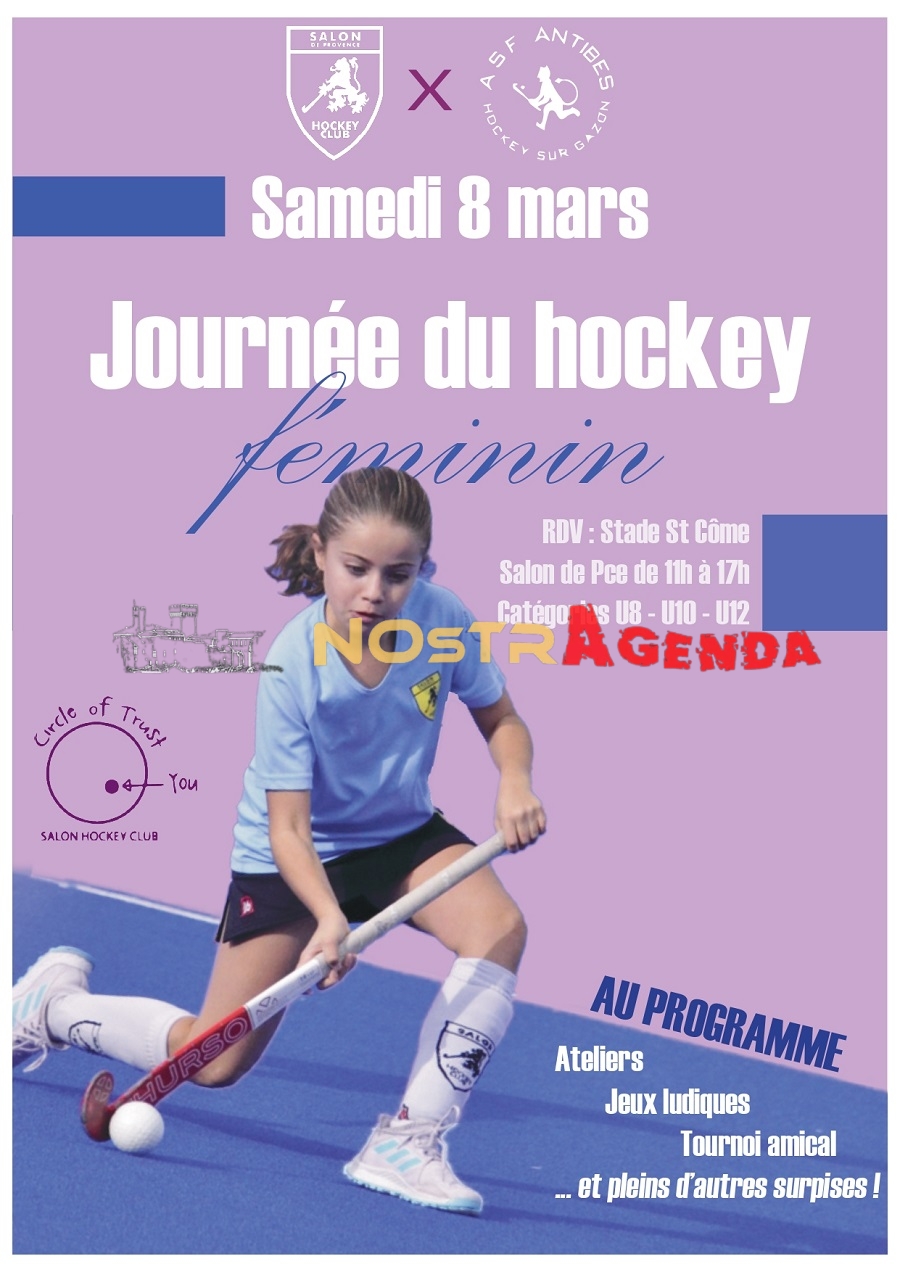 journée de hockey au féminin Salon Hockey club 08 mars 2025 Stade Saint-Côme Nostragenda Sport