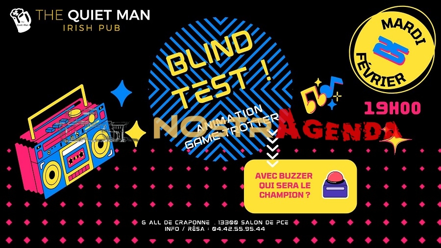 blind test quiet man agenda Salon Nostragenda