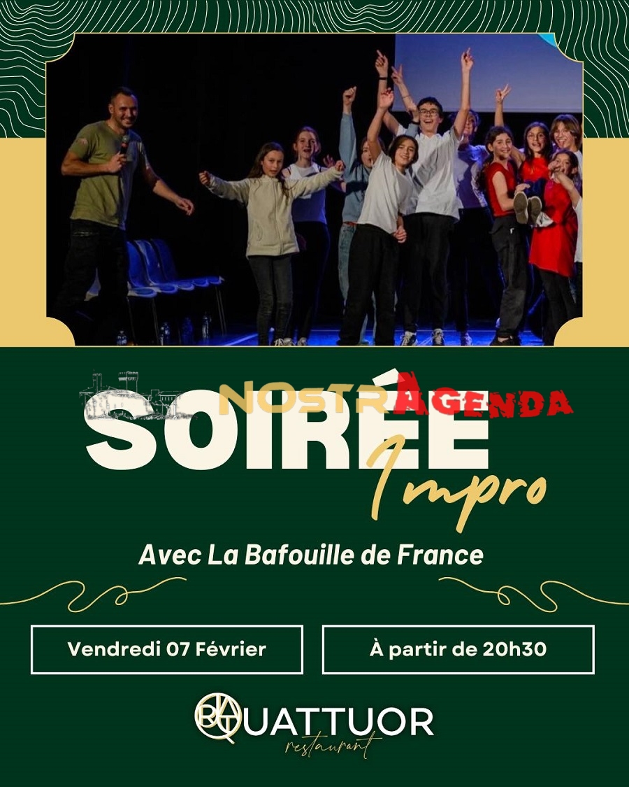 impro de la bafouille Le Quattuor Salon soirée Nostragenda Agenda que faire ce soir à Salon 07 février 2025