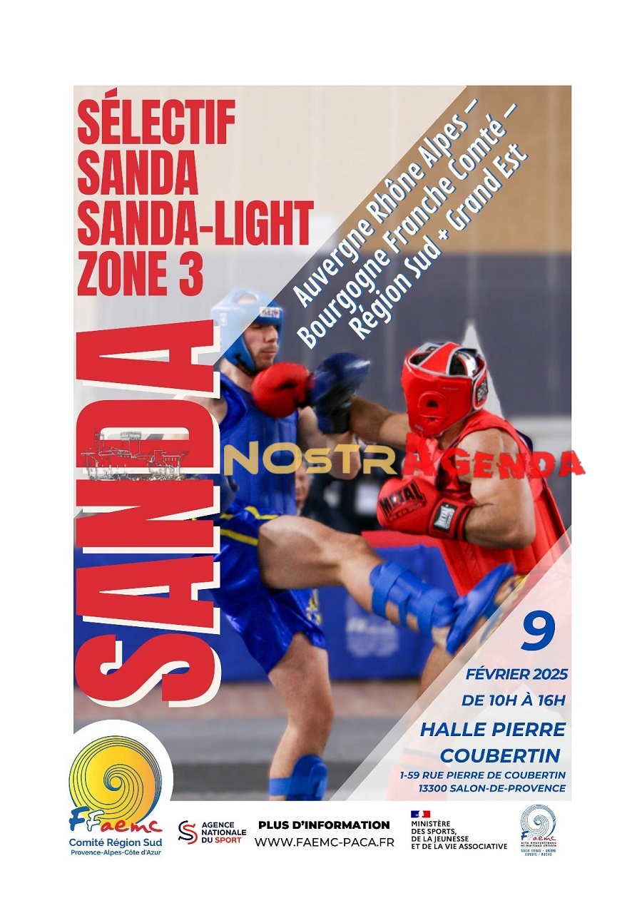 sanda ZONE3 Salon agenda Nostragenda Sport