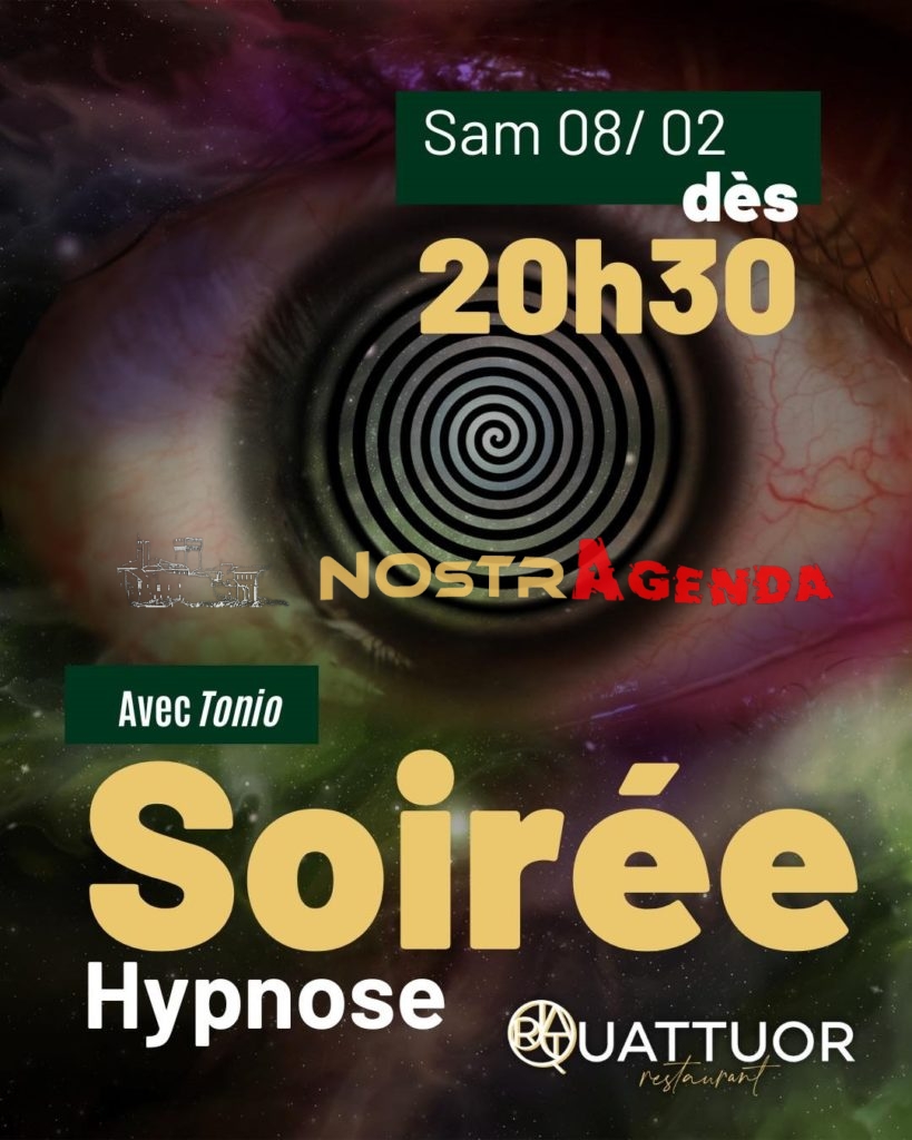 soirée hypnose Le Quattuor Salon agenda soirée Place Morgan week-end à Salon-de-Provence