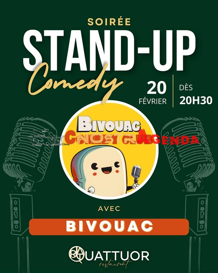 soirée stand up le bivouac Le quattuor Salon agenda soirée Nostragenda Morgan