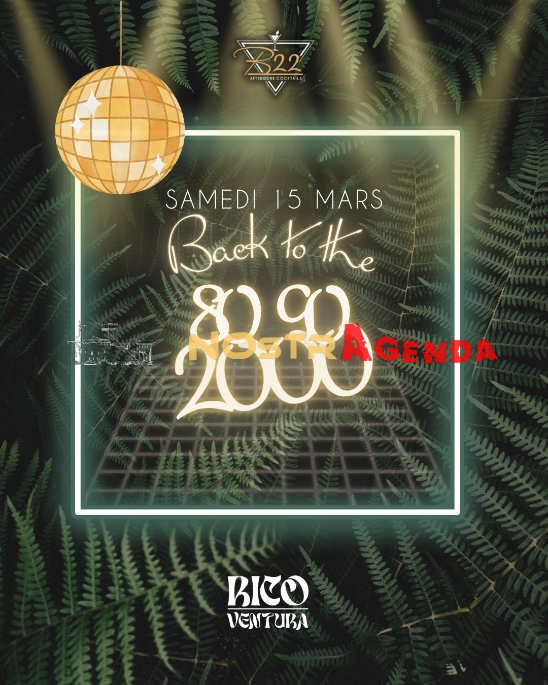 Back to 80, 90 et 2000 B22 Soirée Nostragenda Salon-de-Provence