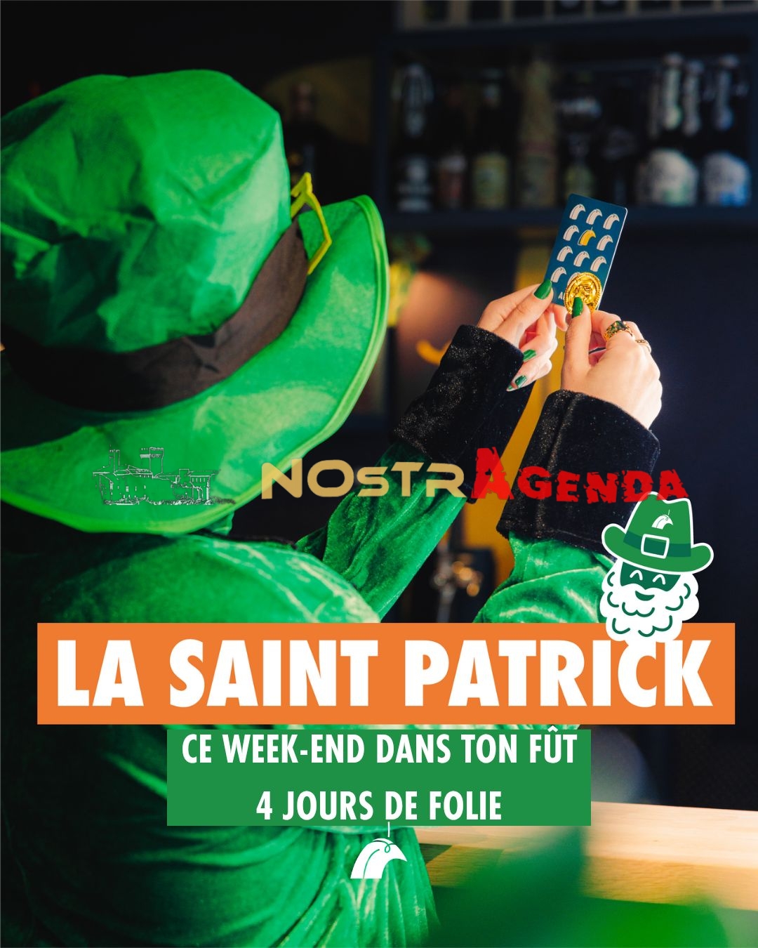 Saint Patrick Au Fut Salon soirées Nostragenda Morgan