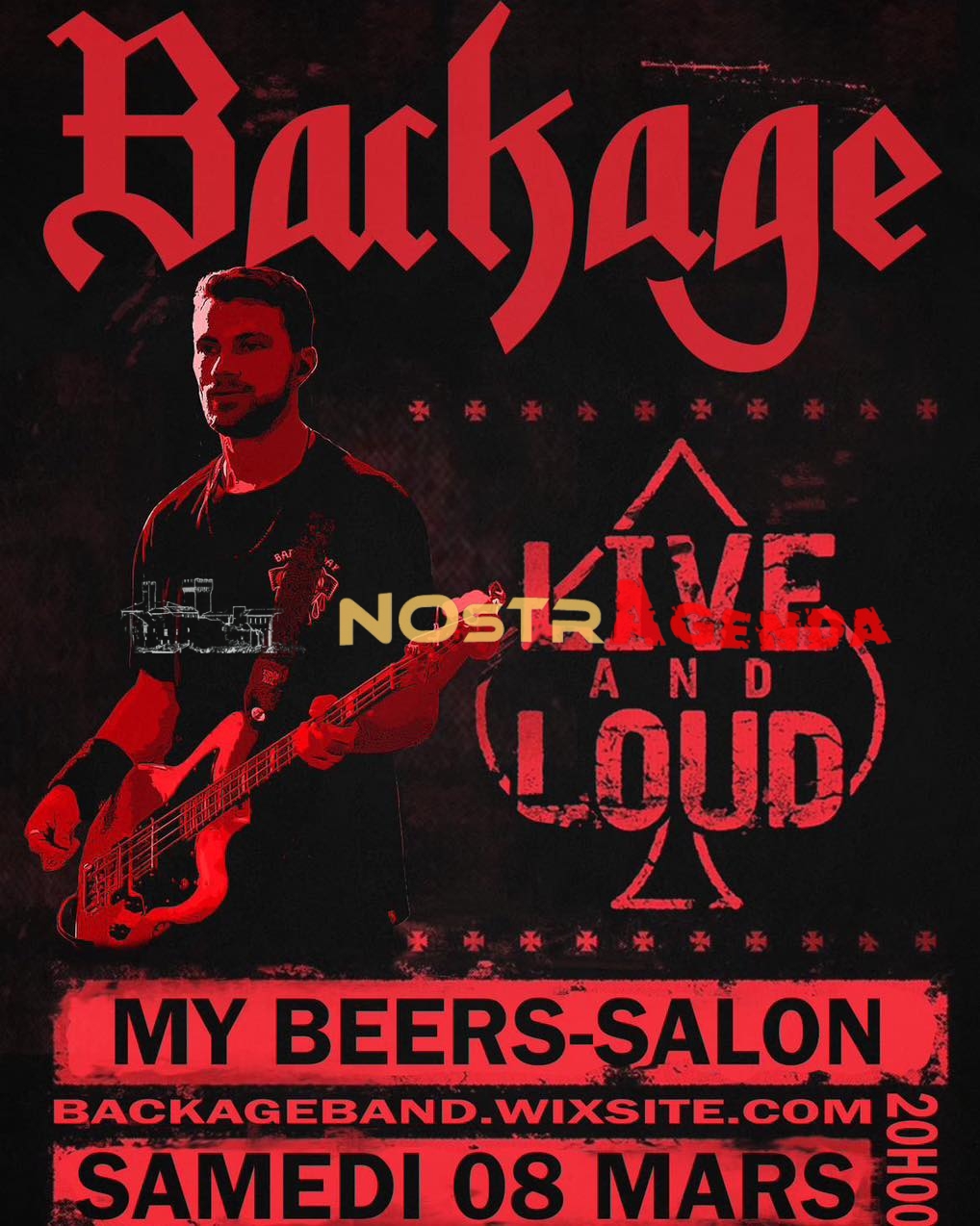 backage My beers Salon agenda soirées concert Nostragenda Place Morgan