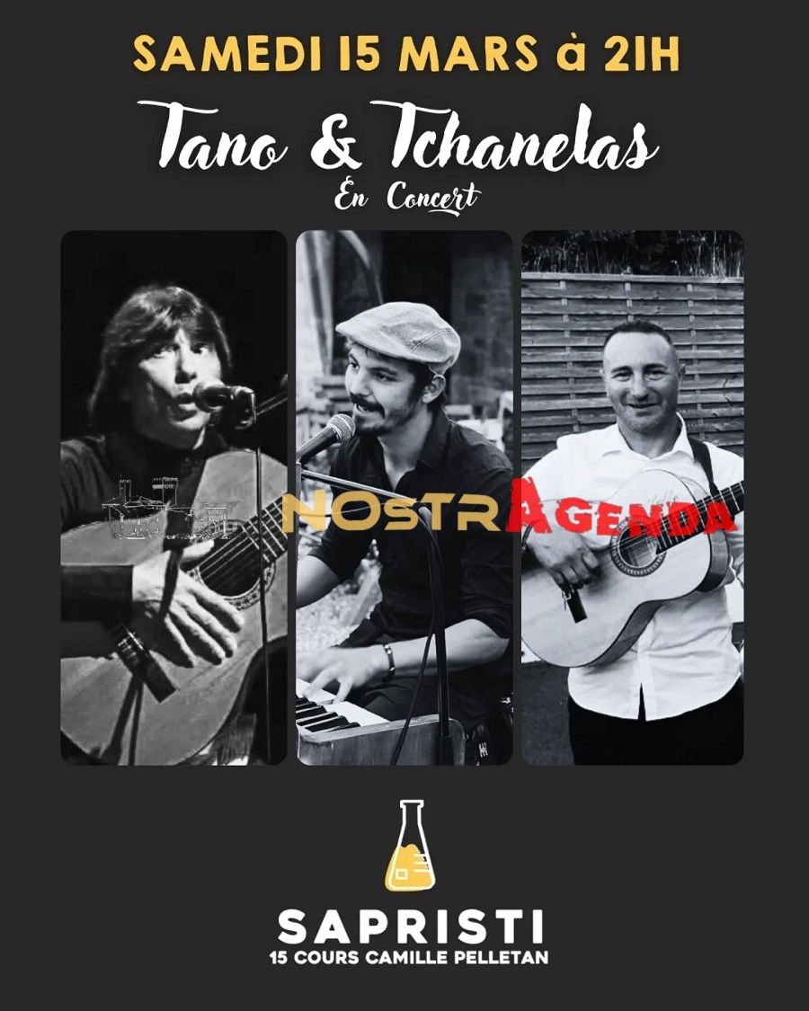 concert Tano et Tchanelas Bar Sapristi soirée Nostragenda