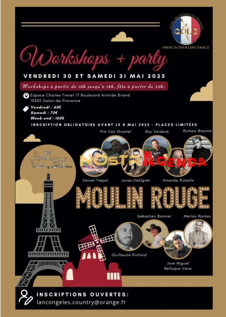 French open line dance Salon-de-Provence Nostragenda 30-31 mai & 1er juin 2025