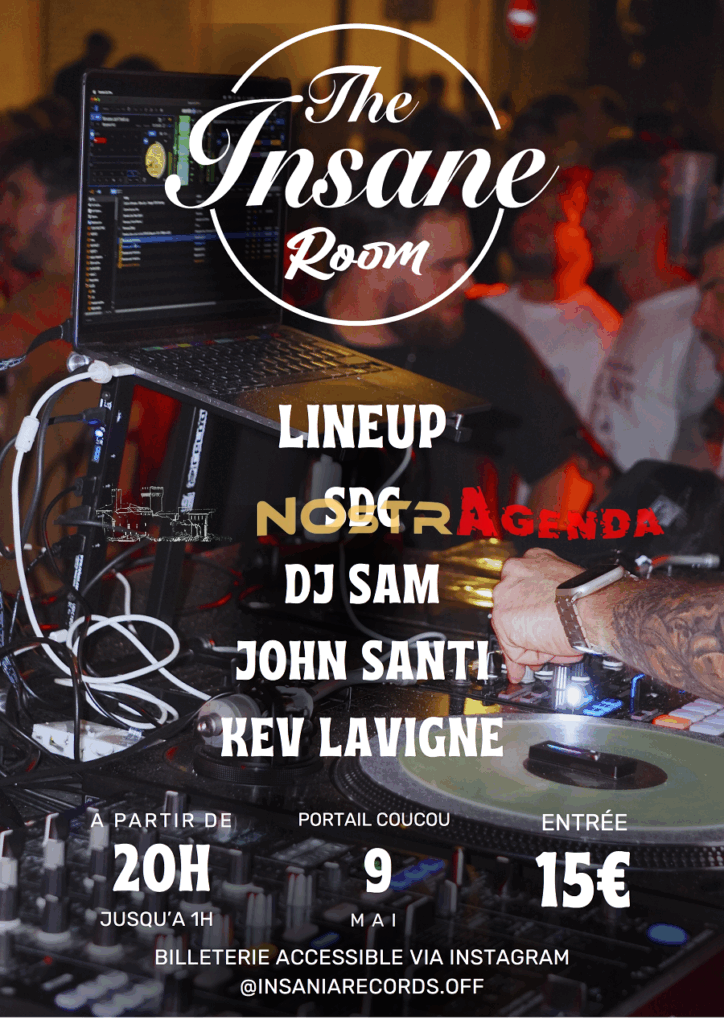 The Insane Room 09 mai Portail coucou Salon Nostragenda 09 mai 2025