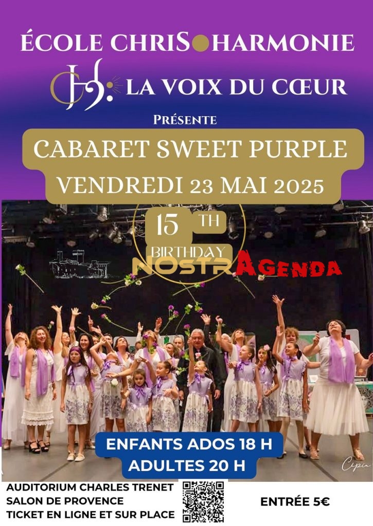 Spectacle ecole chrisharmonie la voix du coeur Salon Nostragenda