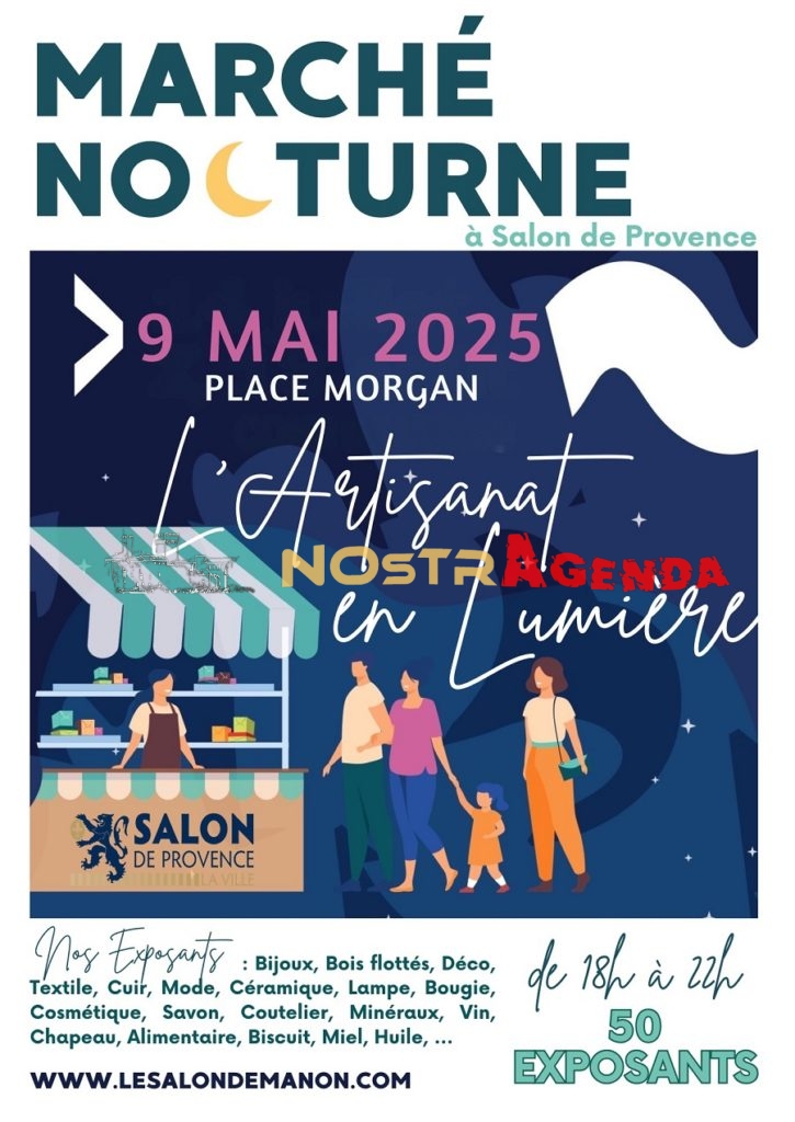 marché nocturne Place Morgan Nostragenda 09 mai 2025