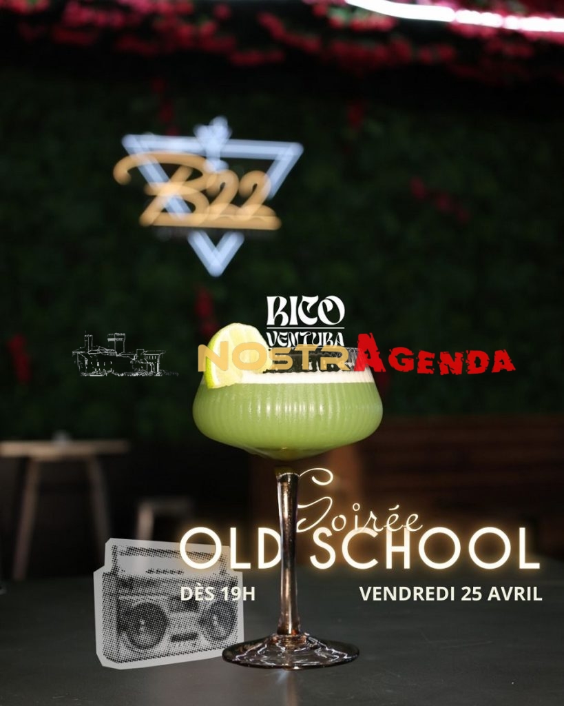 soirée old school B22 Salon DJ Rico Nostragenda 25 avril 2025 Salon-de-Provence Week-end