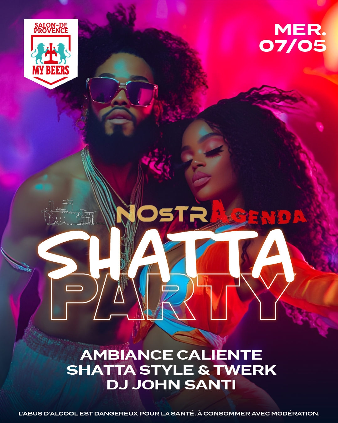 Break mix Shatta Party My Beers Salon Nostragenda Place Morgan