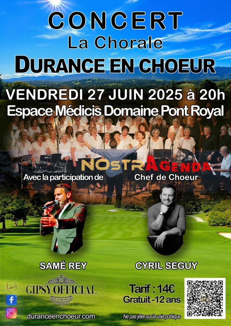 Concert Durance en choeur - Mallemort