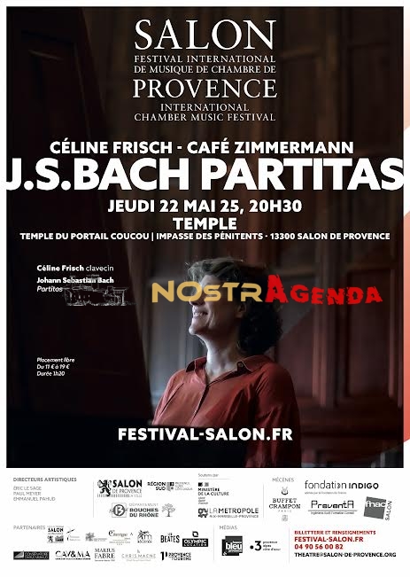 SALON Festival Nostragenda concert Les Partitas pour clavecin de J.S. Bach