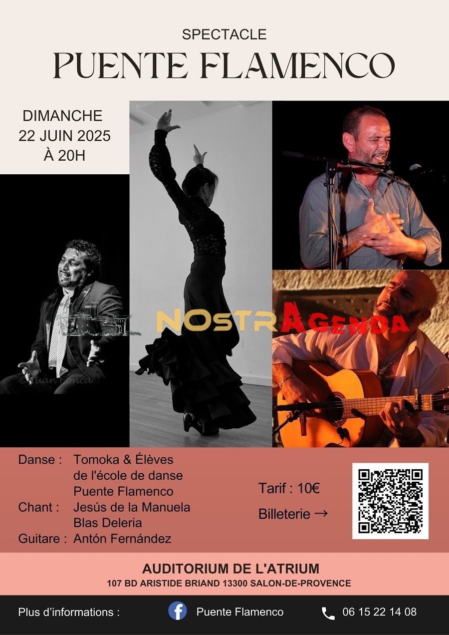Spectacle Puente Flamenco Salon Nostragenda 22 juin 2025