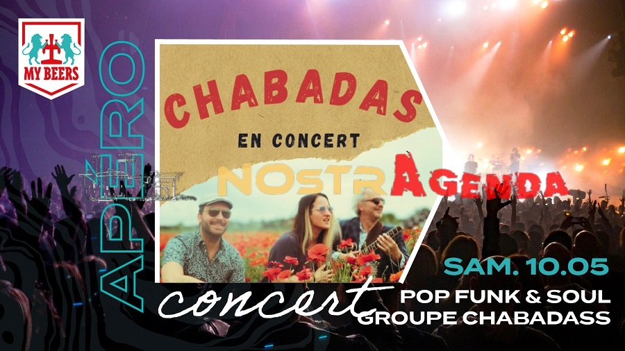 apero concert Chabadass My Beers Salon Place Morgan Nostragenda Ce soir Samedi