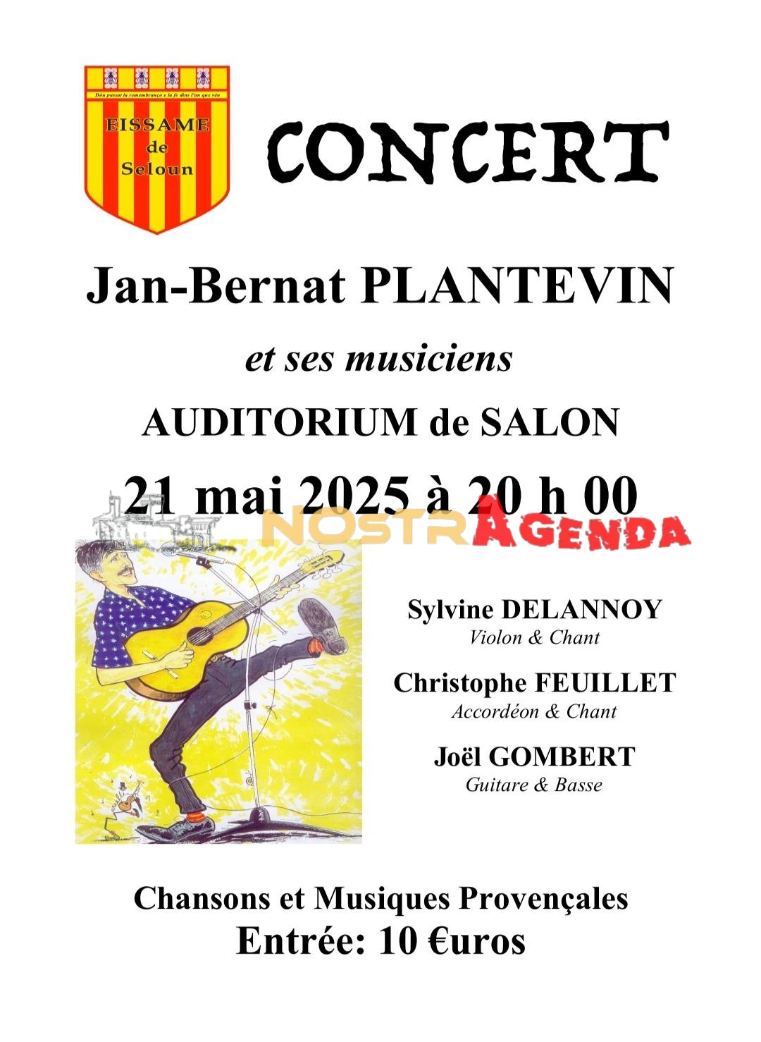concert Jan-Bernat PLANTEVIN EISSAIME Salon Nostragenda