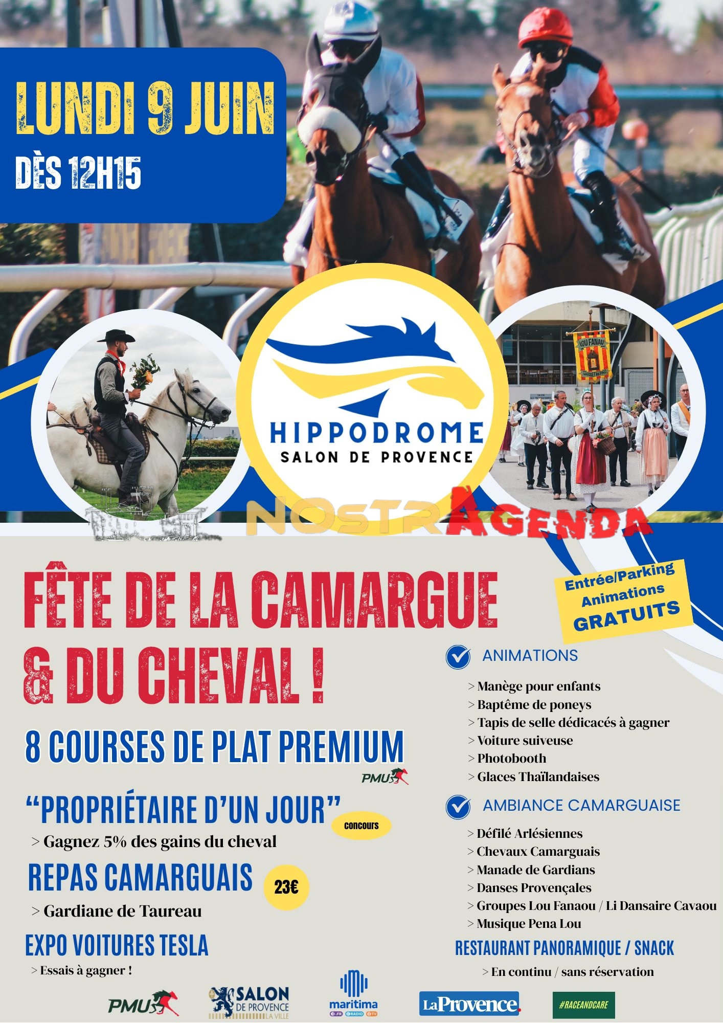 fête de la camargue & du cheval hippodrome de Salon Nostragenda 09 juin 2025