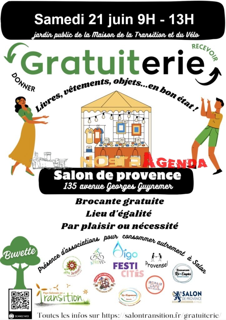 gratuiterie Salon Nostragenda 21 juin