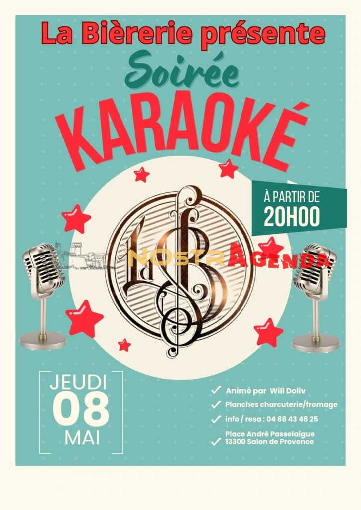 soirée karaoké la biererie will doliv Salon Nostragenda