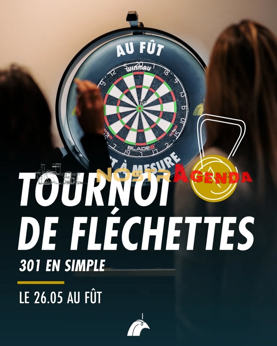 tournoi flechettes Au Fut Salon Nostragenda 26 mai 2025