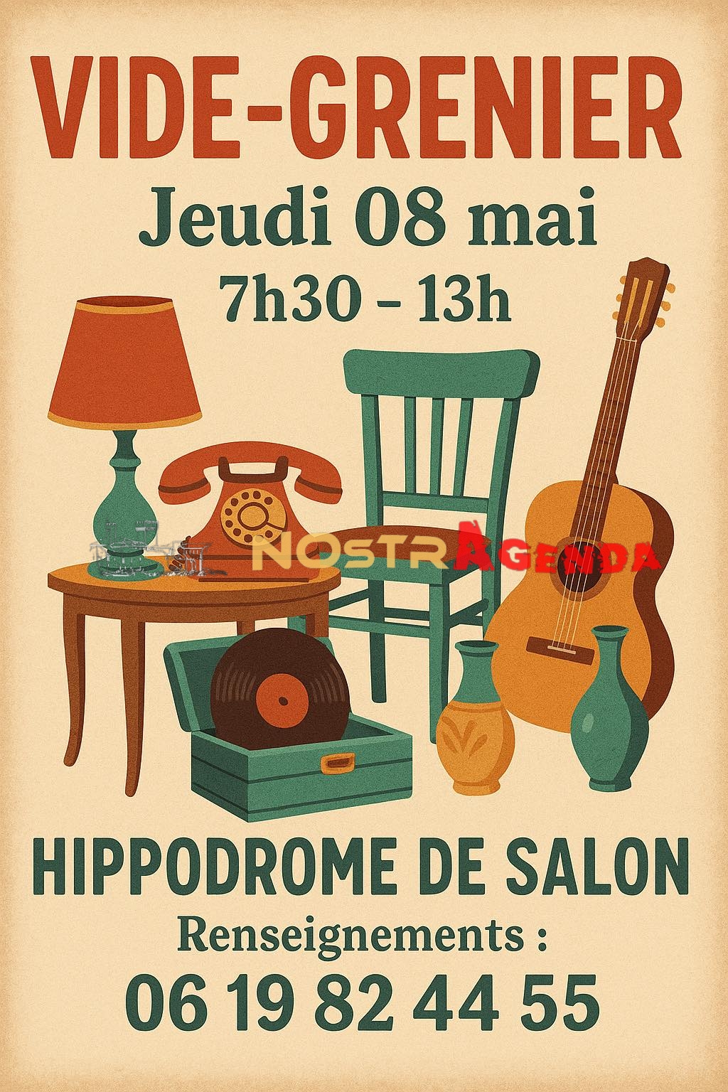 
troc kool 13 vide grenier hippodrome Salon-de-Provence Nostragenda
