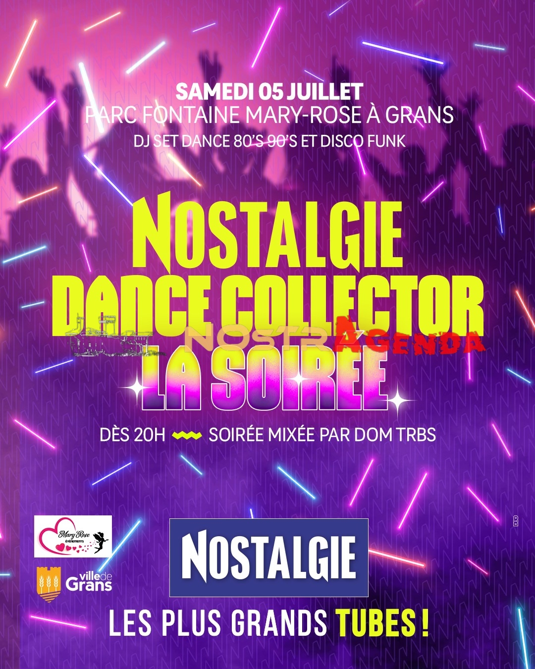 La soirée dance collector Mary Rose évènements Grans Nostragenda 05 juillet 2025