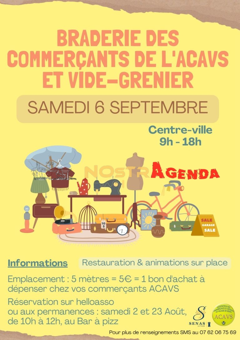 Braderie des commerçants - Sénas